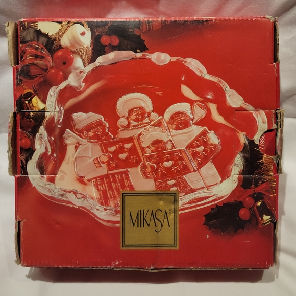 Mikasa Carolers Sweet Dish in Box New - Picture 5 of 6